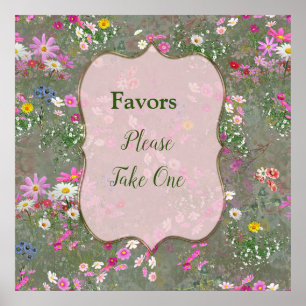 Cosmos Wilderness Wild-Flowers Poster