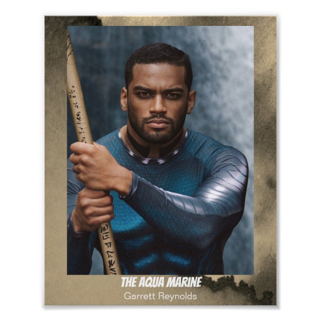 Cosplay Actor Headshots | Character Name Photo Print (Front)