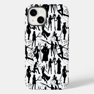 Cosplay Anime actions pattern.w No BG iPhone 14 Case