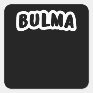 Cosplay Lover Bulma Cosplay Anime Character Square Sticker