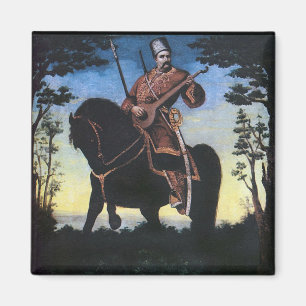 Cossack bandurist, 1890 magnet