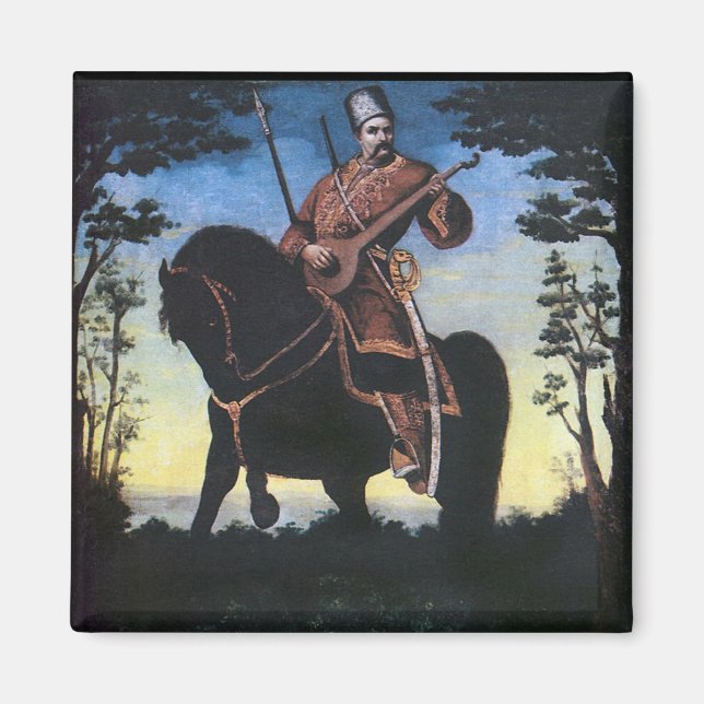 Cossack bandurist, 1890 magnet (Front)