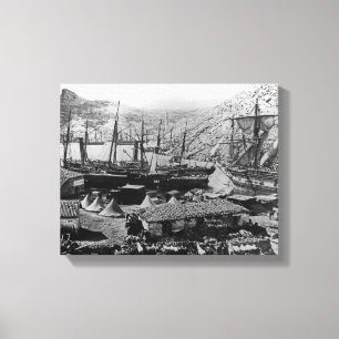 Cossack Bay, Crimea, c.1855 Canvas Print