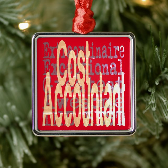 Cost Accountant Extraordinaire Metal Tree Decoration (Tree)