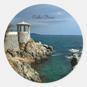 Costa Brava, Spain Classic Round Sticker