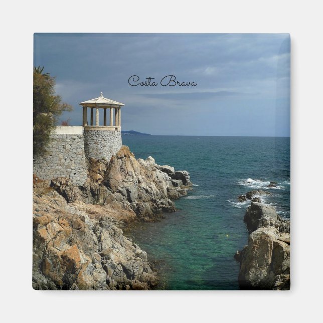 Costa Brava, Spain scenic photograph Magnet (Front)