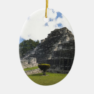 Costa Maya Chacchoben Mayan Ruins Ceramic Tree Decoration