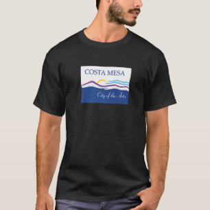 Costa Mesa California Flag   T-Shirt