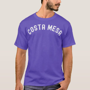 Costa Mesa California USA Flag Retro Cali Bear Ora T-Shirt