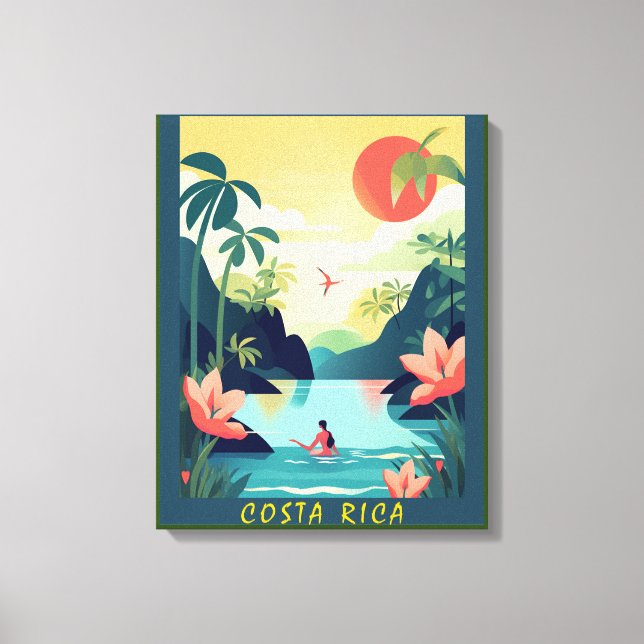 COSTA RICA #1 CANVAS PRINT (Front)