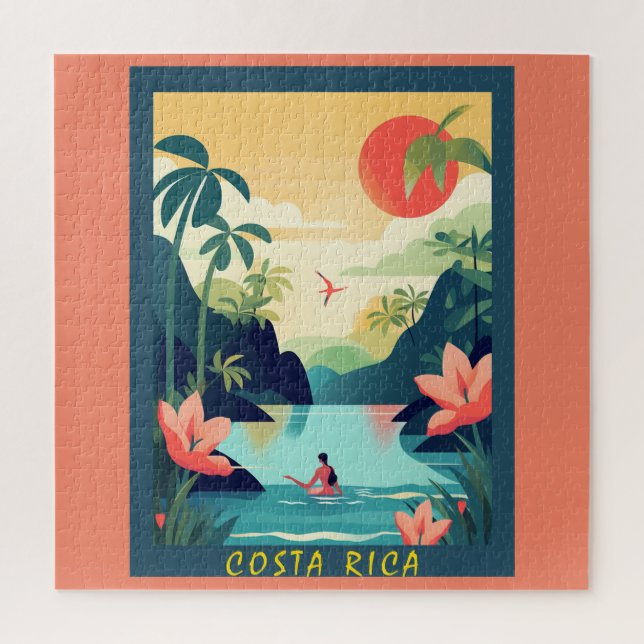 COSTA RICA #1 JIGSAW PUZZLE (Vertical)