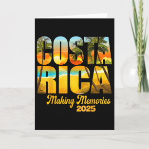 Costa Rica 2025 Making Memories Matching Family Va Card