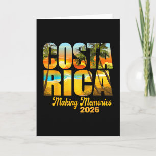 Costa Rica 2026 Making Memories Matching Family Va Card
