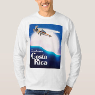 Costa rica Adventure moon travel poster T-Shirt