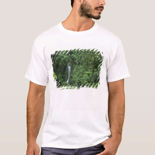Costa Rica, Arenal Volcano area, Hanging Bridges T-Shirt (Front)