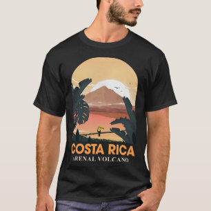 Costa Rica Arenal Volcano Travel Beach Summer Vaca T-Shirt