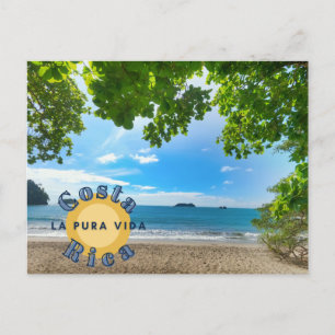 Costa Rica Beach Photography Postcard