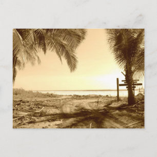 Costa Rica Beach Postcard