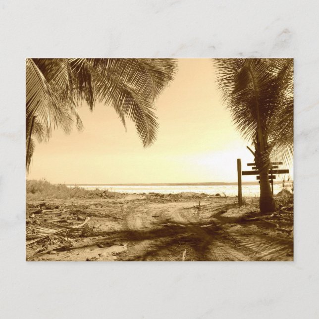 Costa Rica Beach Postcard (Front)