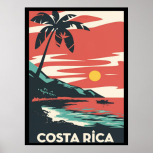 Costa Rica Beach Pura Vida  Poster