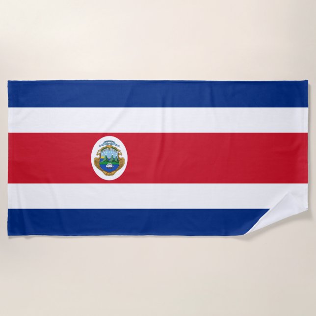 Costa Rica Beach Towel (Front)