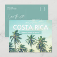 Costa Rica Beach Wedding Save the Dates