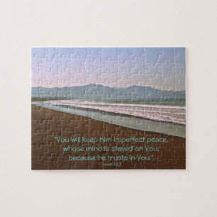 Costa Rica, Beach with Mountains Photo Jigsaw Puzzle