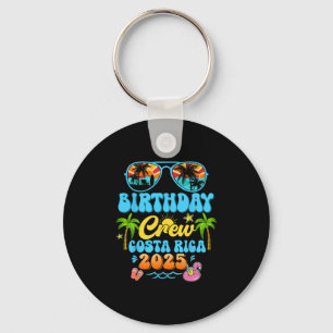 Costa Rica Birthday Crew Vacation Cruise 2025 Summ Key Ring