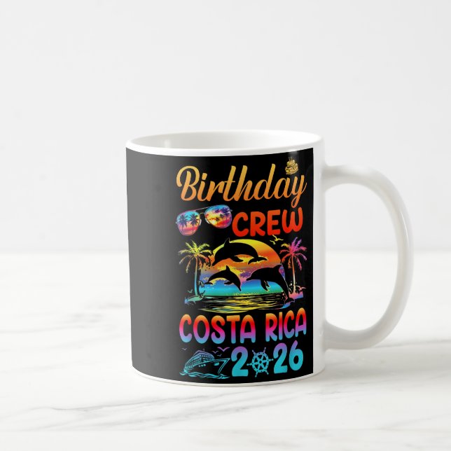 Costa Rica Birthday Trip Vacation 2026 Matching Gr Coffee Mug (Right)