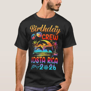 Costa Rica Birthday Trip Vacation 2026 Matching Gr T-Shirt