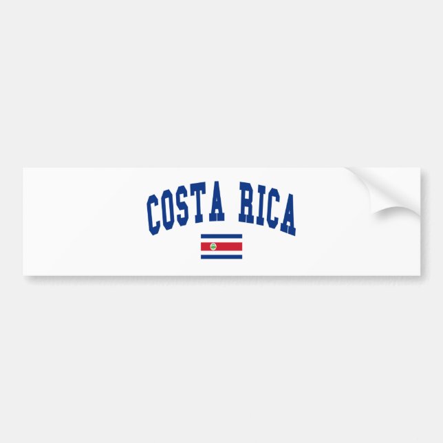 COSTA RICA BUMPER STICKER (Front)