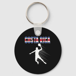 Costa Rica Bysketbyll Lovers Jersey Costa Rican By Key Ring