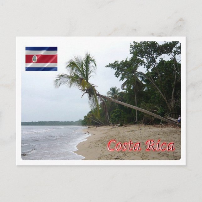 Costa Rica - Cahuita Beach - Postcard (Front)