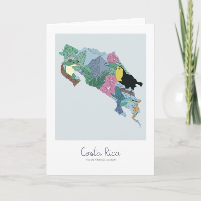 Costa Rica Card (Front)