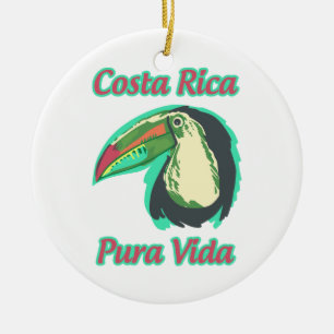 Costa Rica Ceramic Tree Decoration