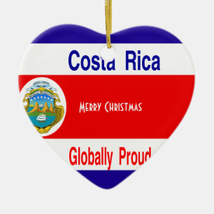 Costa rica ceramic tree decoration