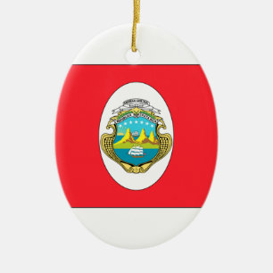 Costa Rica Ceramic Tree Decoration
