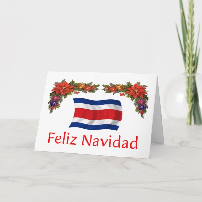 Costa Rica Christmas Holiday Card (Front)