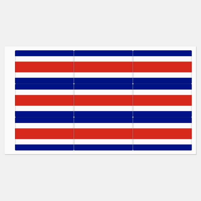 Costa Rica Civil Flag (Sheet)