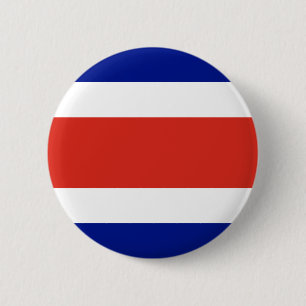 Costa Rica Civil Flag 6 Cm Round Badge