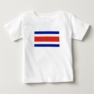 Costa Rica Civil Flag Baby T-Shirt
