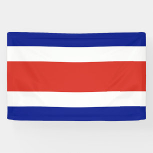 Costa Rica Civil Flag Banner