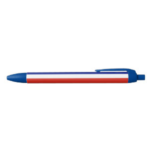 Costa Rica Civil Flag Black Ink Pen