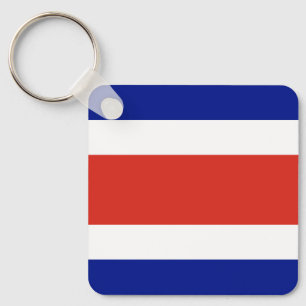 Costa Rica Civil Flag Key Ring