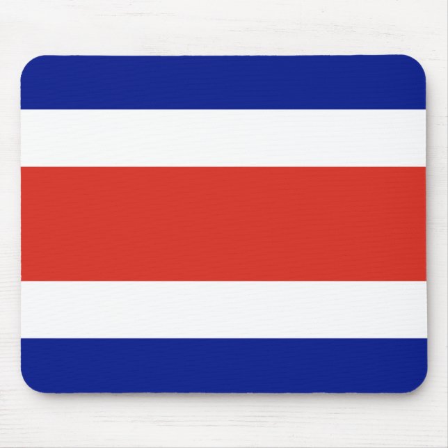 Costa Rica Civil Flag Mouse Mat (Front)