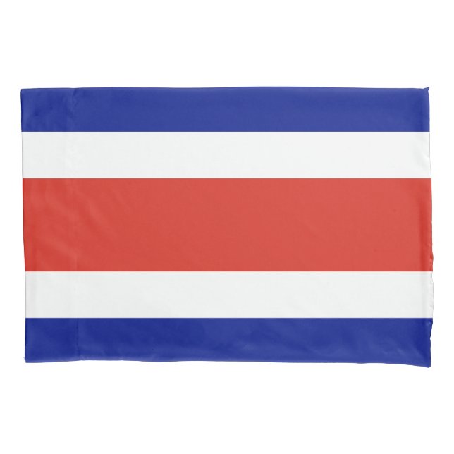 Costa Rica Civil Flag Pillowcase (Front)