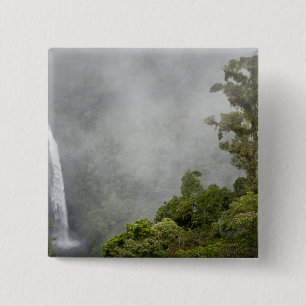 Costa Rica, cloud forest in mountains near La 15 Cm Square Badge