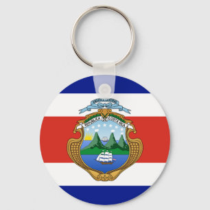 Costa Rica (coat of arms/ flag) Key Ring