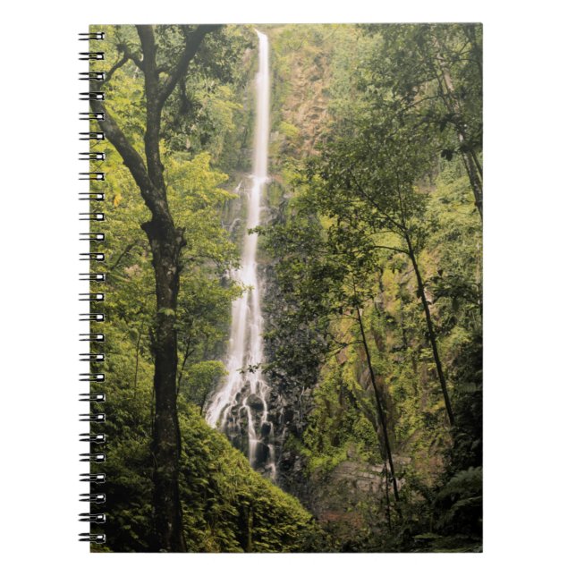 Costa Rica, Cocos Island, Wafer Bay Waterfall Notebook (Front)