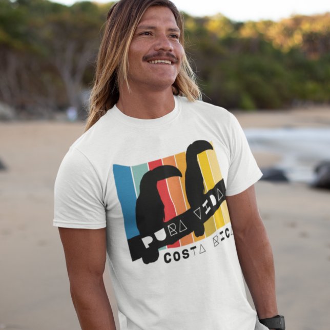 Costa Rica Colourful Toucan Pura Vida Souvenir T-Shirt (Creator Uploaded)
